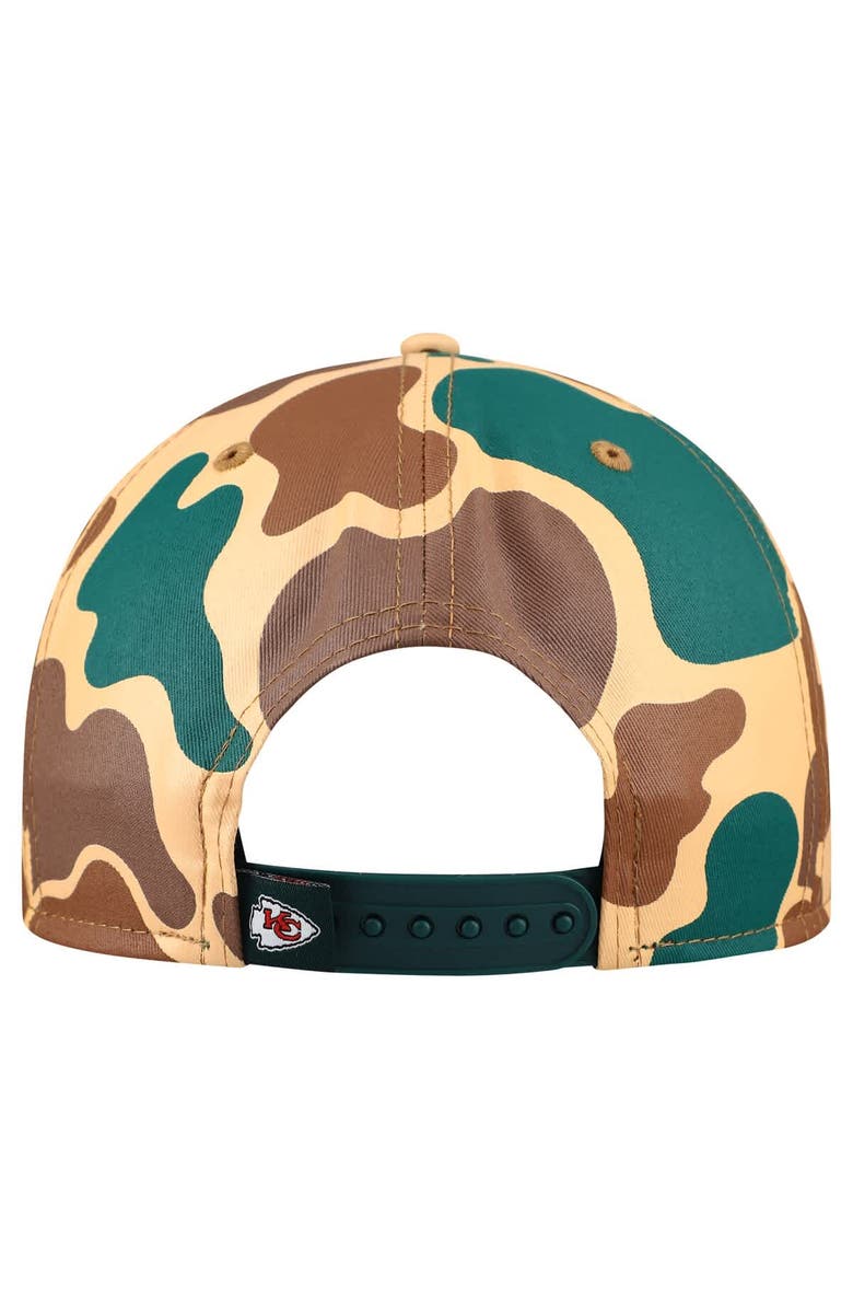 New Era Men's New Era  Camo Kansas City Chiefs Duck Rope 19TWENTY Snapback Hat, Alternate, color, Camo