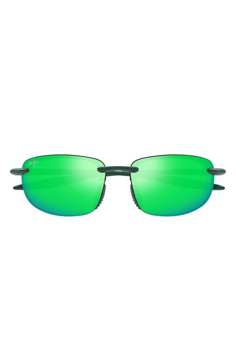 Hookipa 64mm Polarized Rectangle Sunglasses