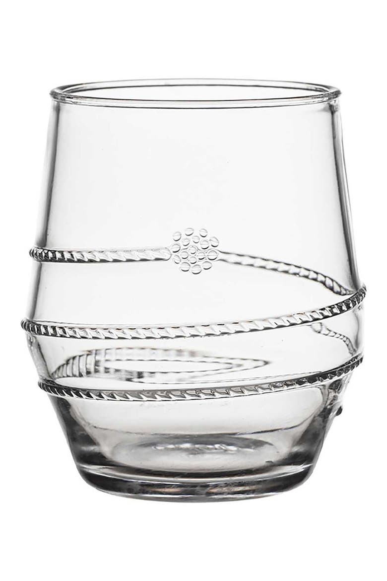 Amalia Acrylic Set of 4 Small Tumblers, Alternate, color, CLEAR