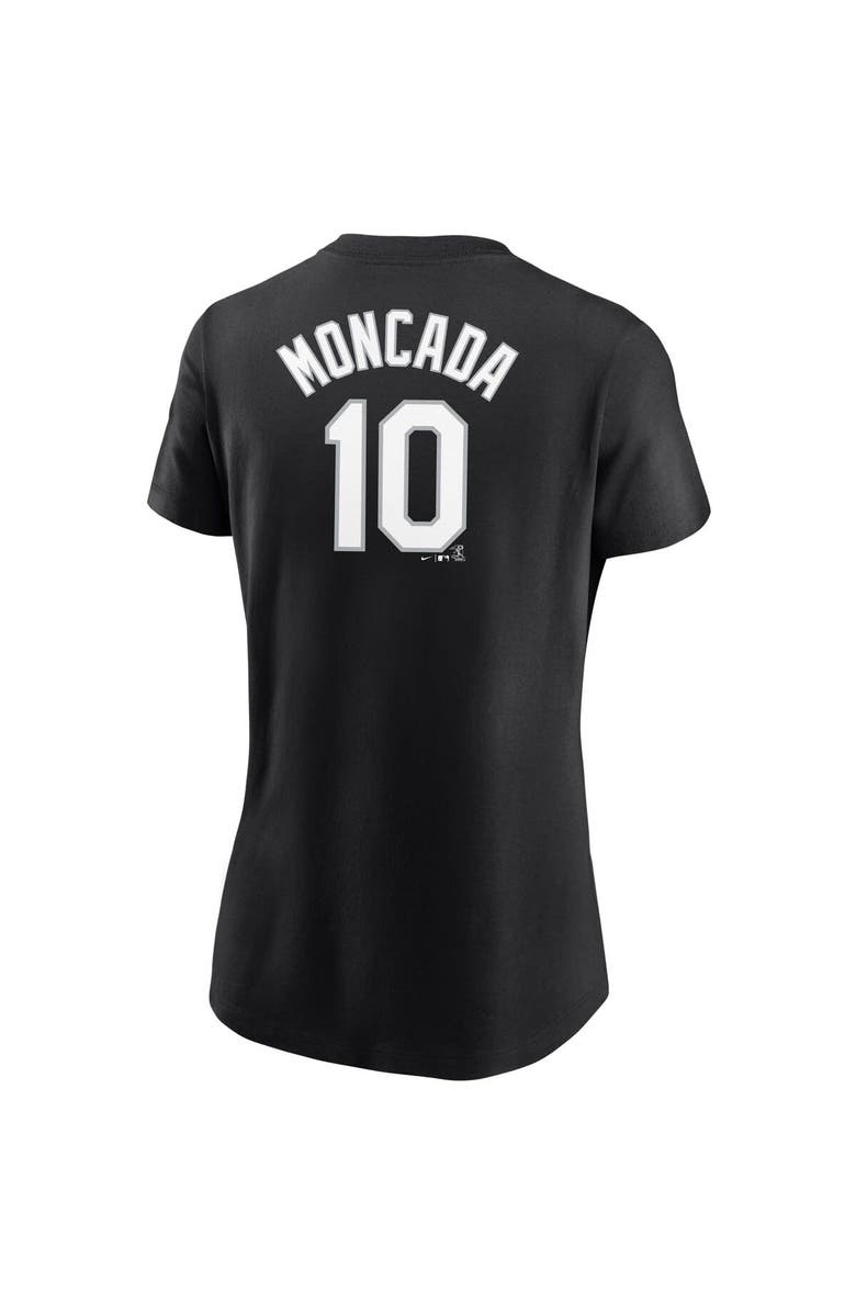 Nike Women's Nike Yoan Moncada Black Chicago White Sox Name & Number T-Shirt, Alternate, color, 