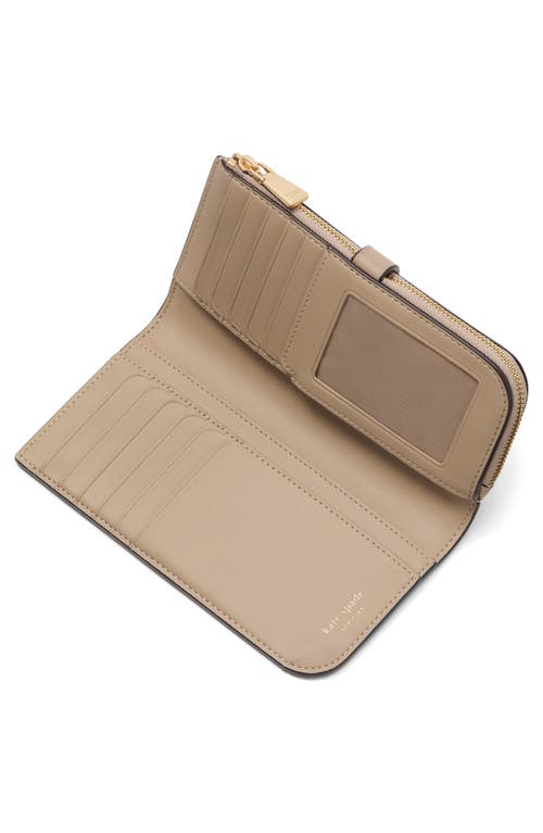 Kate Spade New York Deco Pebbled Leather Zip Wallet