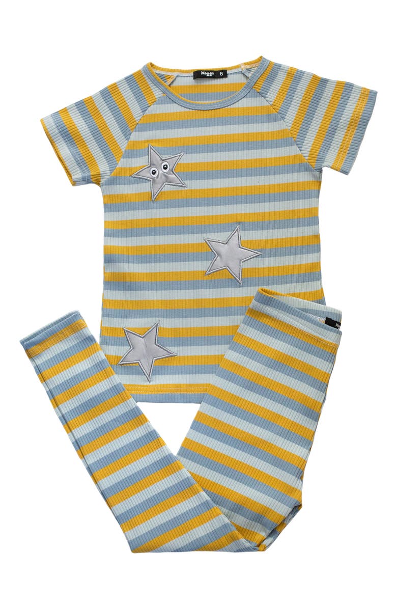 NoggiWear Striped Happy Star Loungewear Set, Main, color, Multi