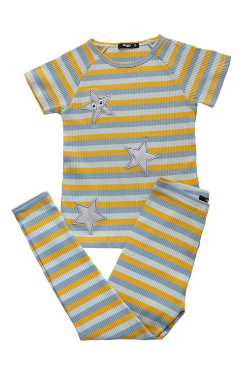 Striped Happy Star Loungewear Set