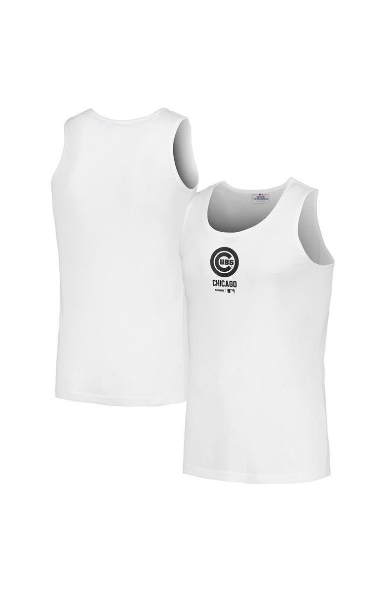 PLEASURES Men's PLEASURES  White Chicago Cubs Two-Pack Tank Top, Main, color, 