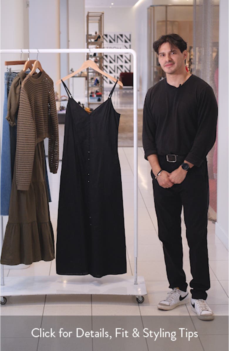 Modena Linen & Cotton A-Line Sundress, sales video thumbnail