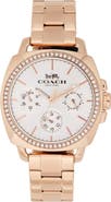 COACH Crystal Boyfriend Bracelet Watch, 21mm