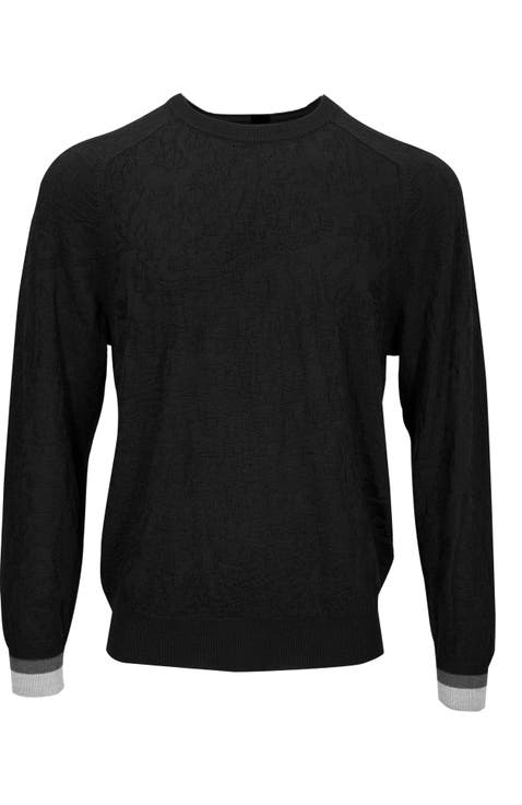 Colin Jacquard Merino Wool Paisley Sweater