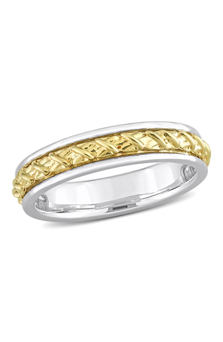 Julianna B. Eternity Ring Wedding Band 14k Two-Tone Gold, Main, color, 