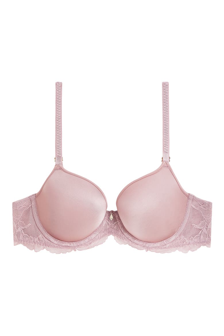 Vivid Attraction Underwire T-Shirt Bra, Alternate, color, WOODROSE
