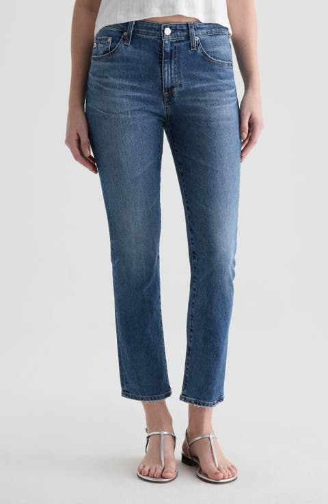 Mari Ankle Slim Straight Leg Jeans (15 Years Prague)