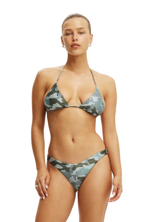 Women's String Triangle Bikini Top