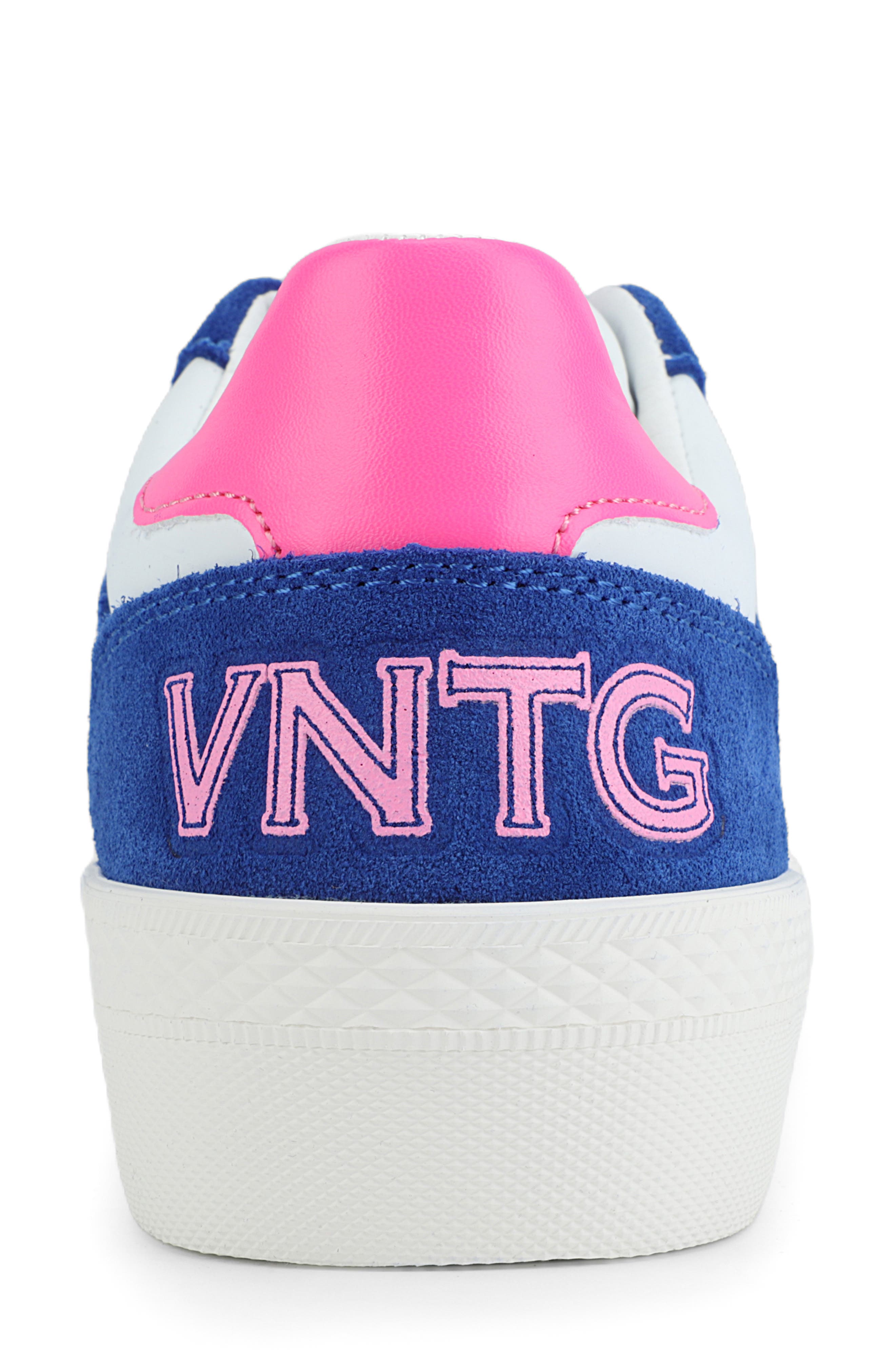 Vintage Havana Fast Sneaker, Alternate, color, Electric Blue/ Neon Pink