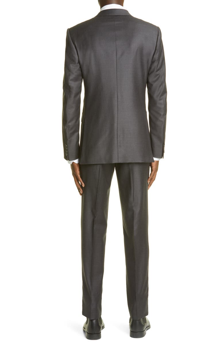 ZEGNA Classic Fit Grey Wool Suit, Alternate, color, Dark Grey