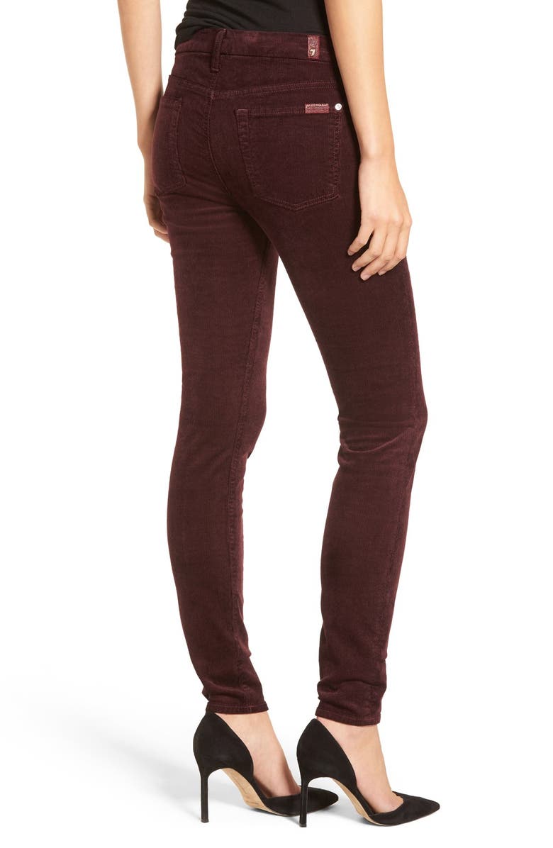 7 For All Mankind <sup>®</sup> 'The Skinny' Corduroy Pants, Alternate, color, 