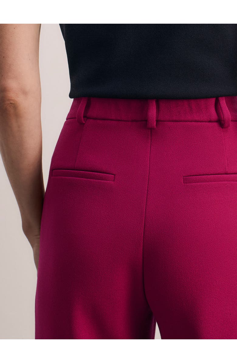 The Fold Adelaide Crepe Trousers, Alternate, color, Pink