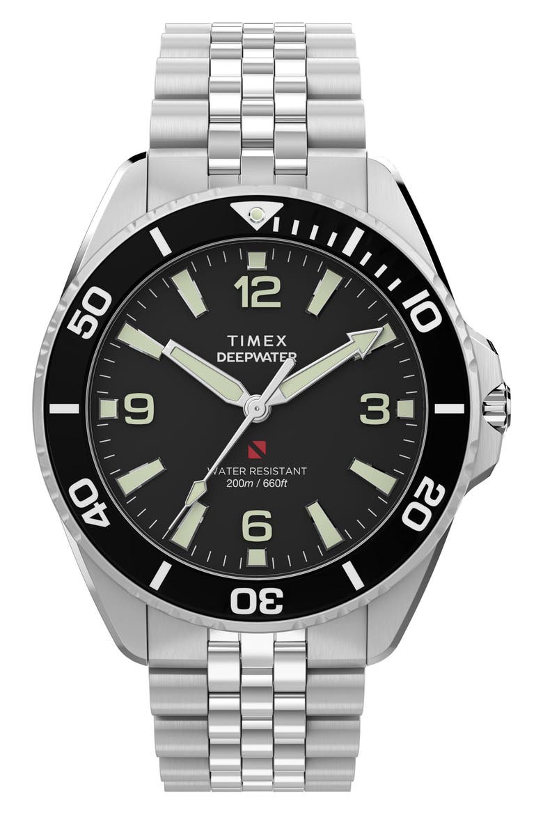 Deepwater Arctic 200 Bracelet Watch, 40.5mm, Main, color, STAINLESS STEEL