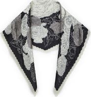 SAACHI Crinkled Roses Bandana