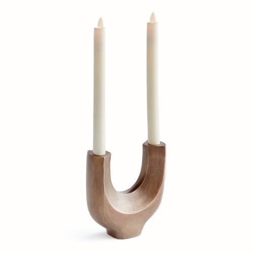 Napa Home & Garden Zoey 2-taper Candelabra Candle Holder In Brown