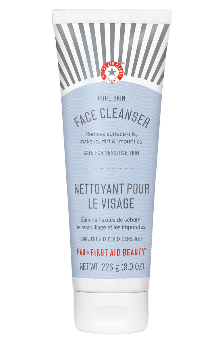 First Aid Beauty Pure Skin Face Cleanser, Main, color, 