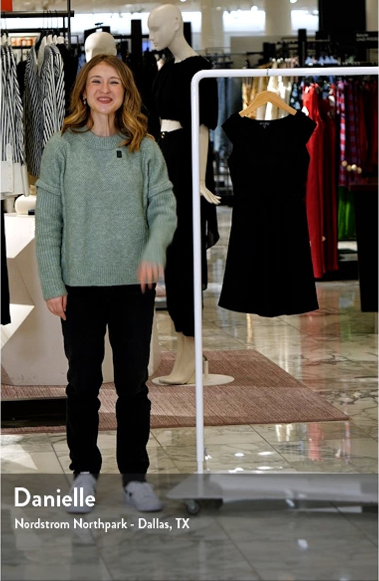 Kids' Mesh Insert Skater Dress, sales video thumbnail