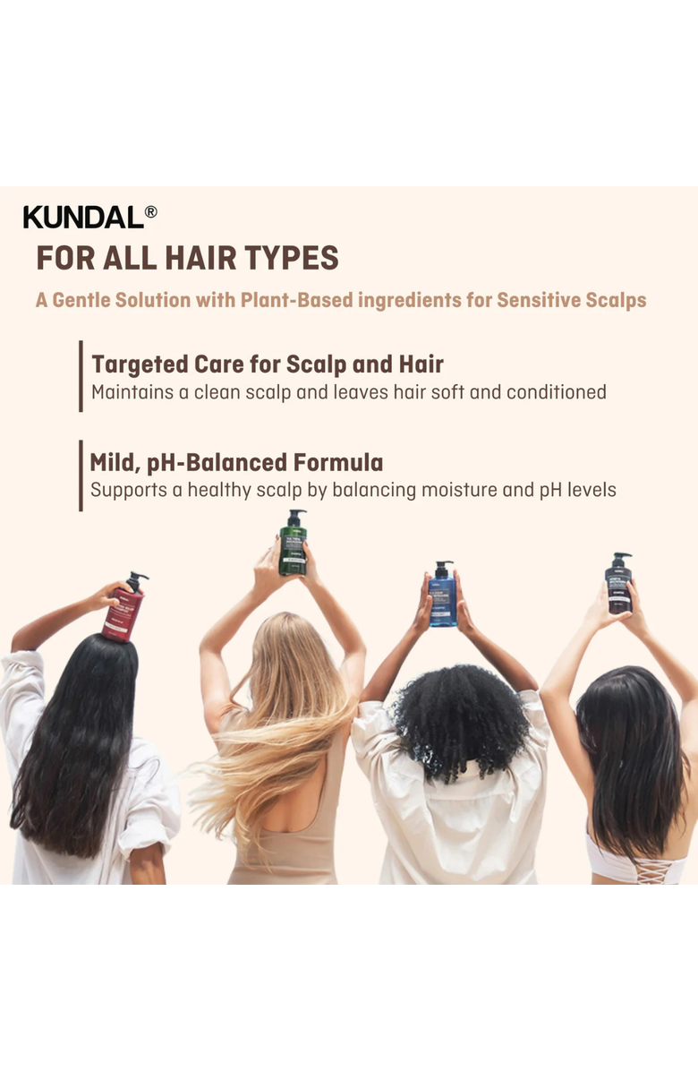KUNDAL Honey & Macadamia Nature Shampoo & Protein Treatment Duo Pack - White Musk, Alternate, color, Brown And Purple