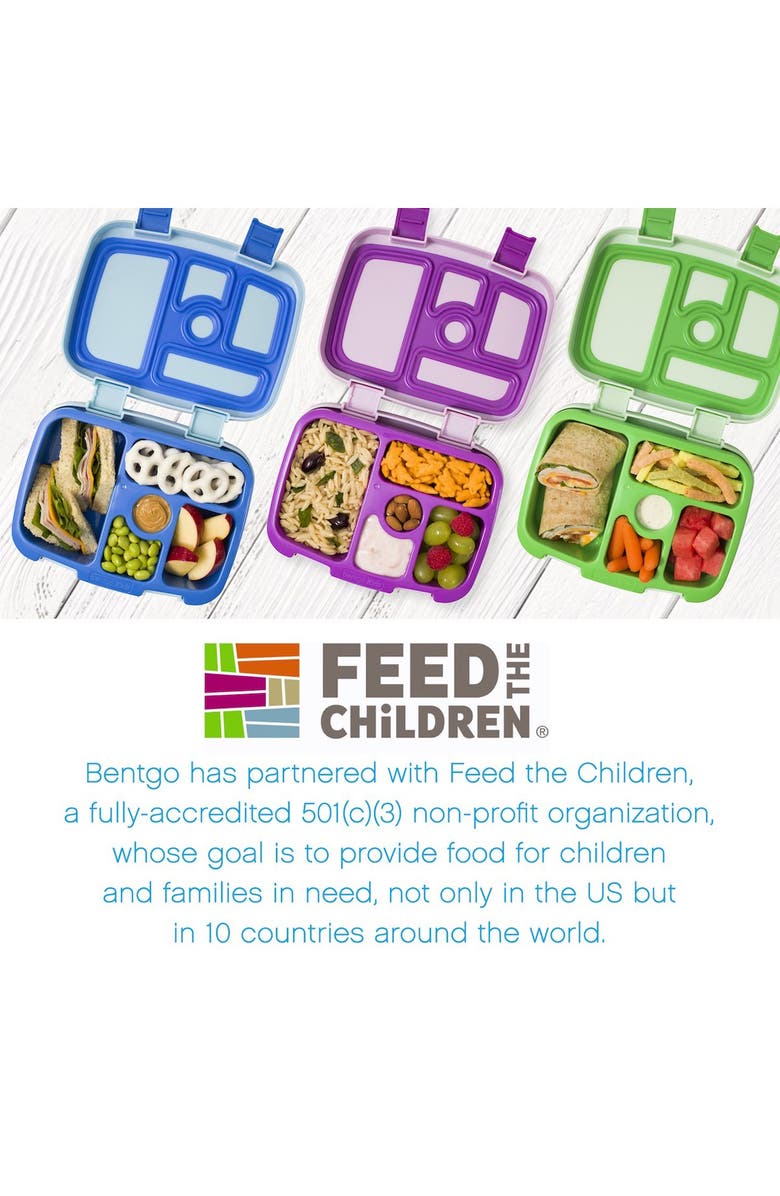 BENTGO Kids Leakproof Lunch Box - Orange, Alternate, color, Green