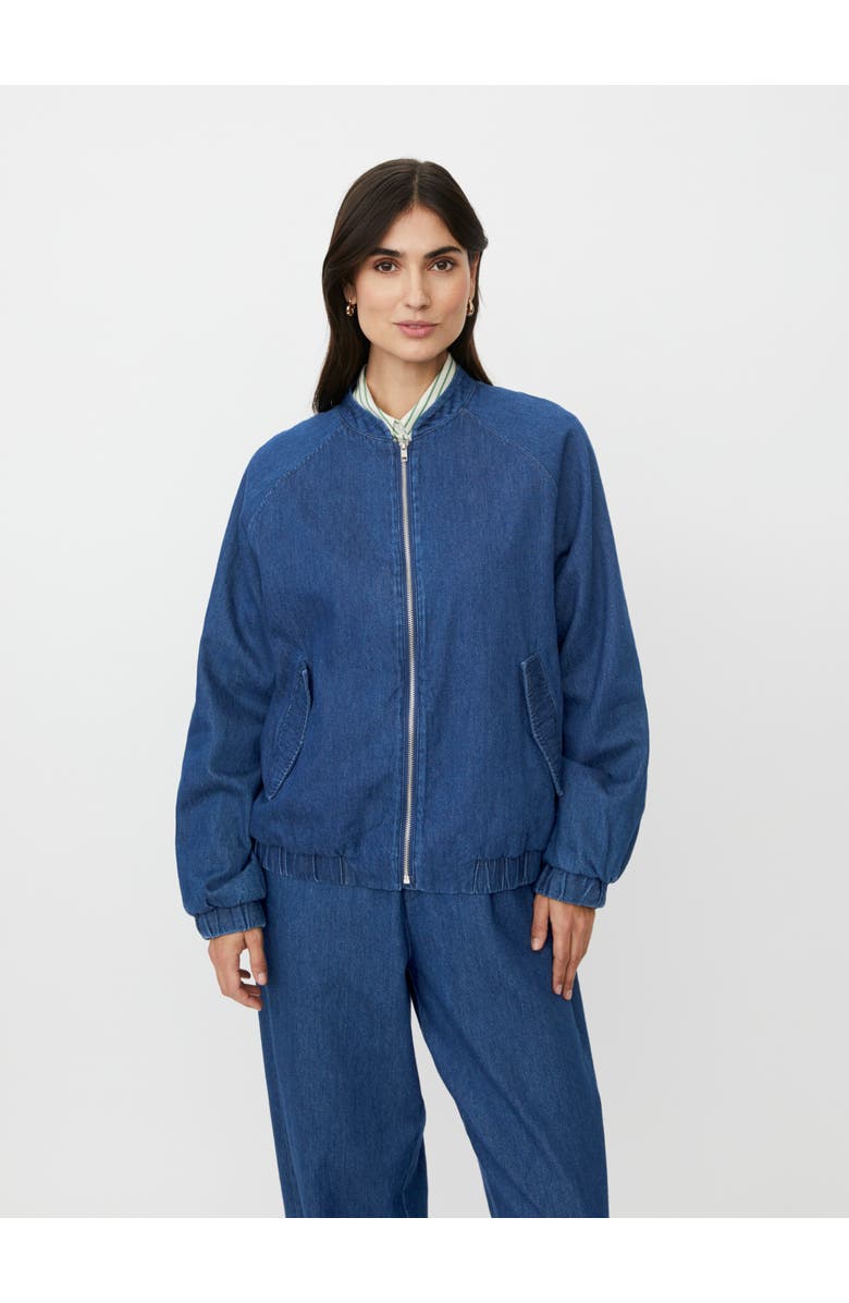 Masai Copenhagen MaJossana Bomber Jacket, Main, color, Dark Denim
