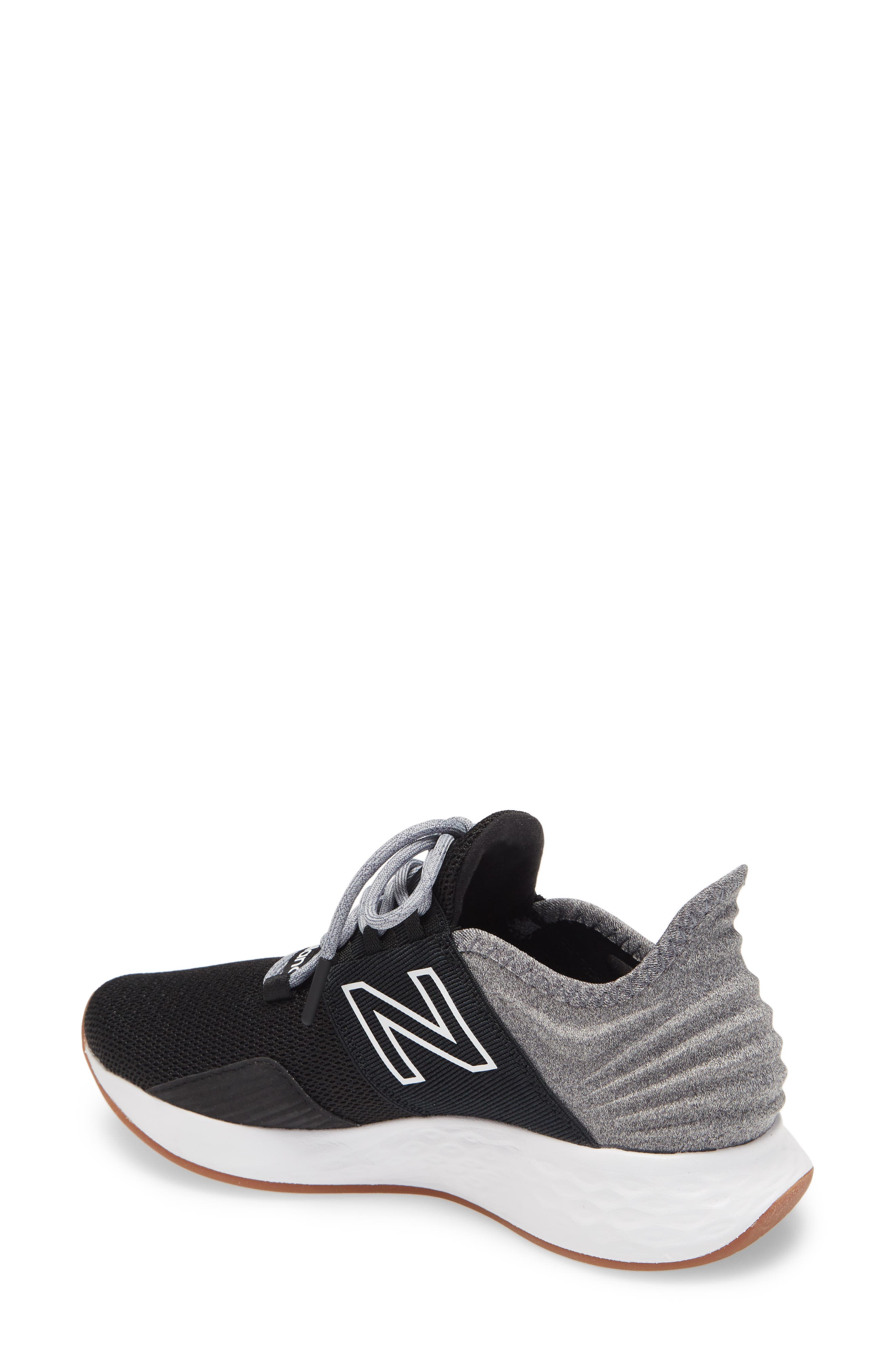 New Balance Fresh Foam Roav Running Shoe, Alternate, color, Black/ Light Aluminum