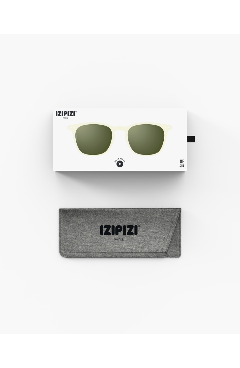 IZIPIZI #E 49mm Trapeze Sunglasses, Alternate, color, Sandstorm Polarized