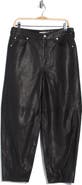 Simkhai Waldon High Waist Curved Leg Leather Pants