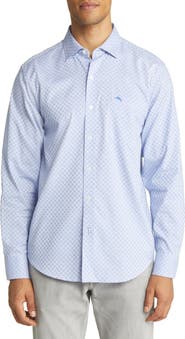 Tommy Bahama Big & Tall Sarasota Ventura Stripe Sport Shirt
