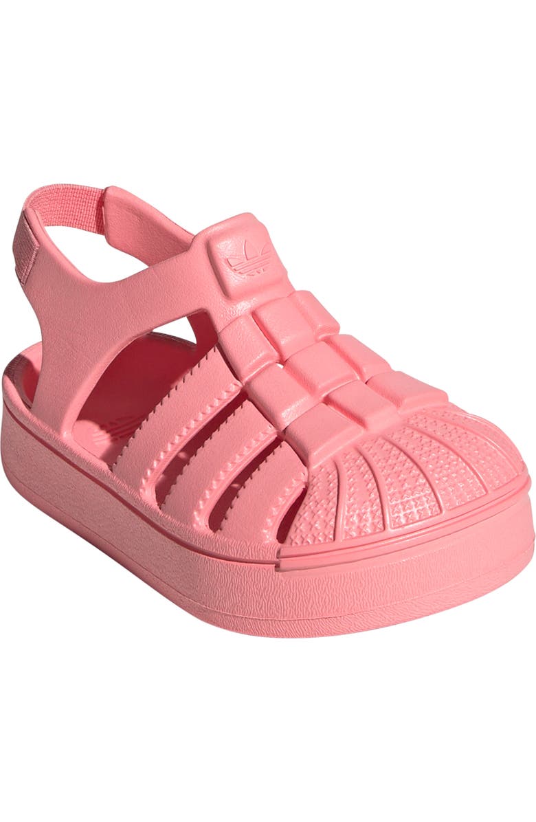 adidas Kids' Superstar Slingback Sandal, Alternate, color, Semi Pink Spark