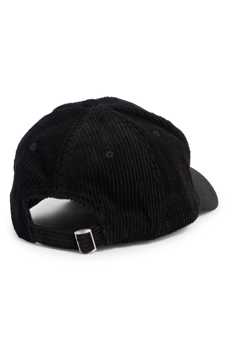 BCBG Faux Suede & Corduroy Baseball Cap, Alternate, color, 