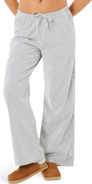 Rip Curl Keepsakes Corduroy Wide Leg Drawstring Pants