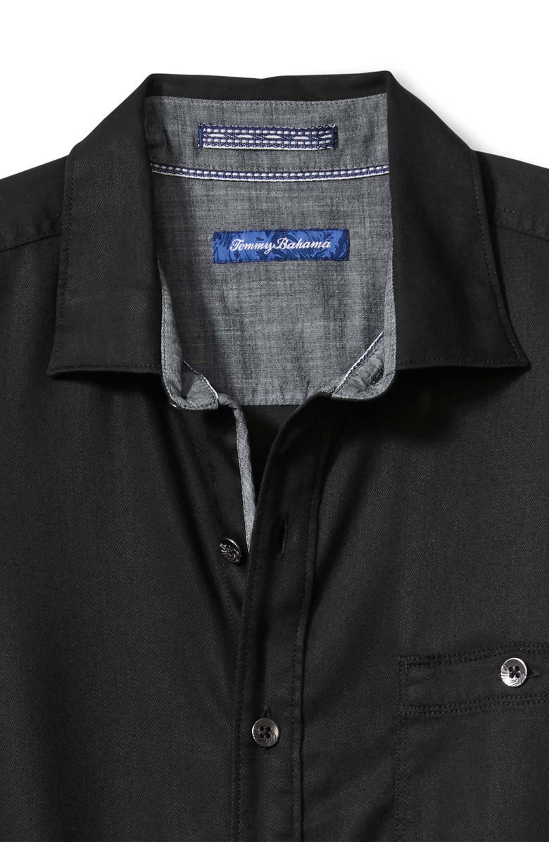 Tommy Bahama Ocean Wash Twill Button-Up Shirt, Alternate, color, 