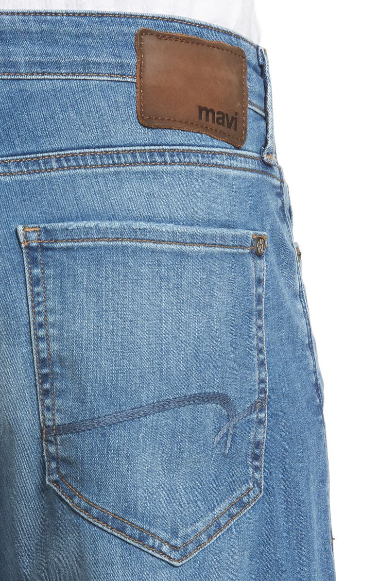 Mavi Jeans Max Relaxed Fit Jeans, Alternate, color, Mid Indigo Williamsburg