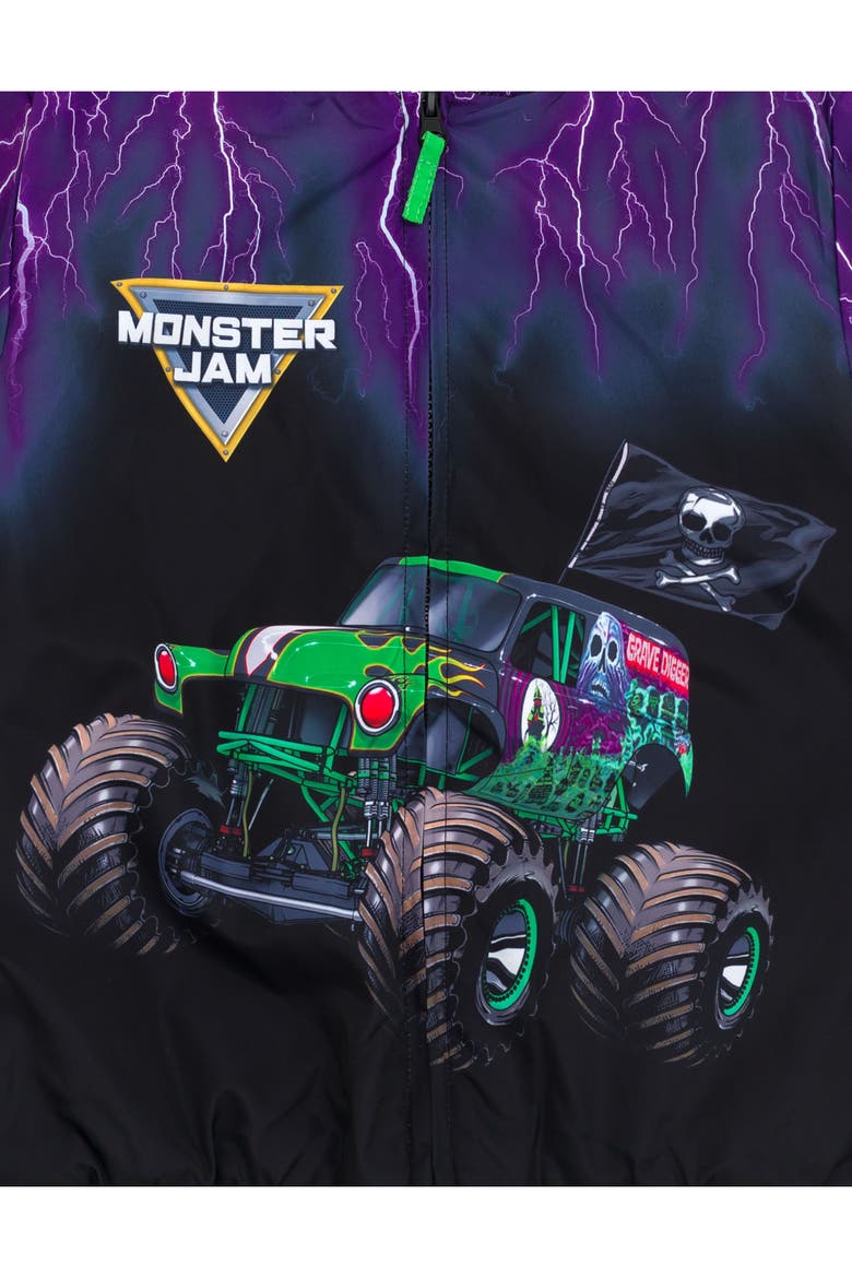 Zip-Up Bomber Jacket, Alternate, color, Grave Digger Green
