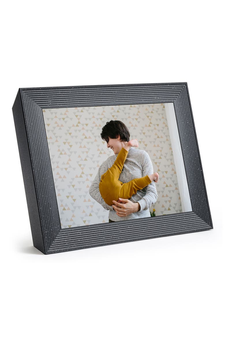 Aura Mason Luxe Digital Photo Frame, Alternate, color, PEBBLE