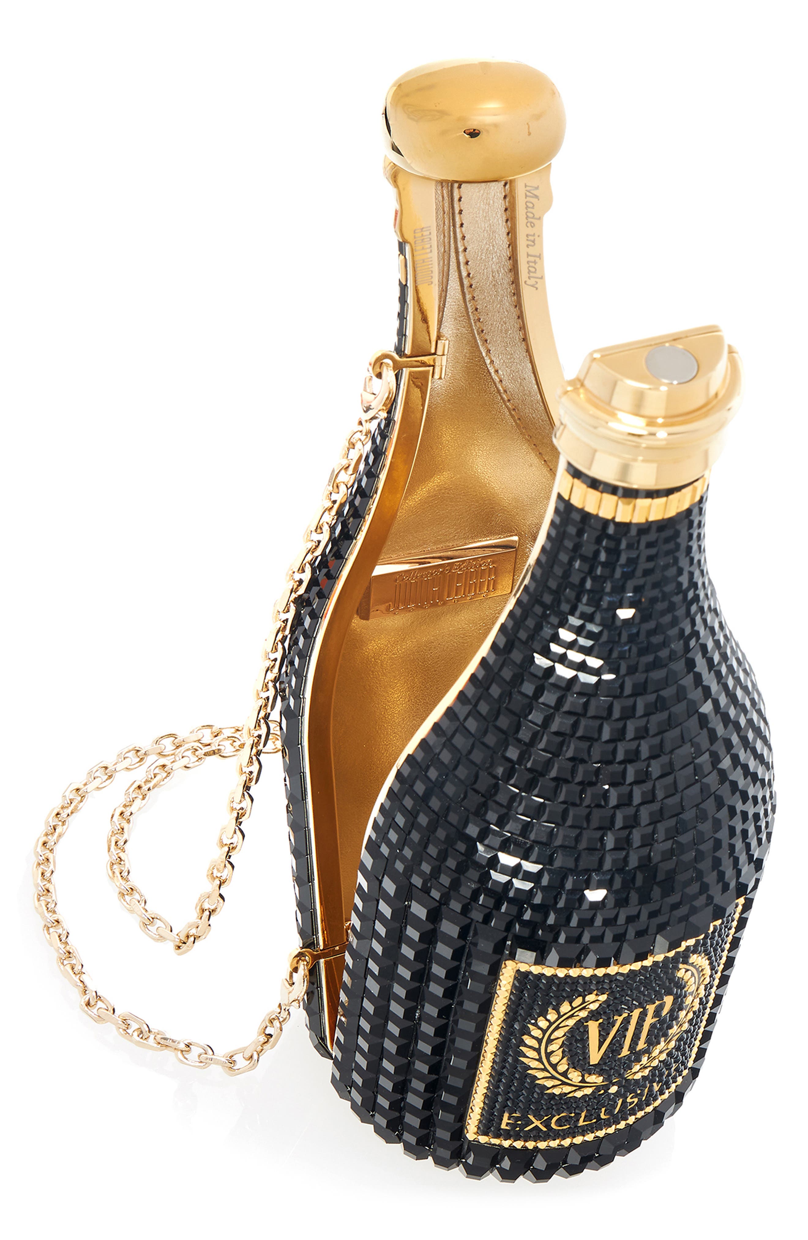 JUDITH LEIBER COUTURE VIP Bottle Clutch, Alternate, color, 