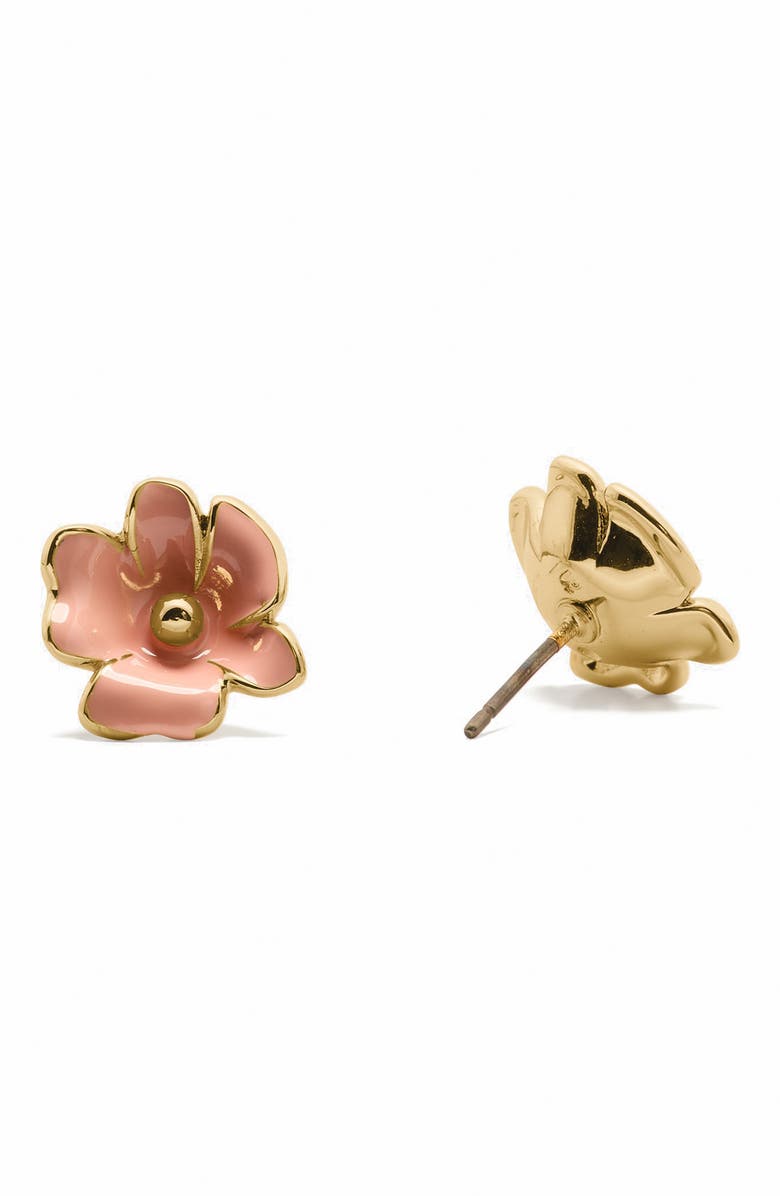 Kate Spade New York flower stud earrings, Alternate, color, Pink