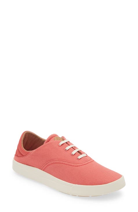 Coral color sneakers on sale