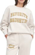 Favorite Daughter Collegiate Cotton Blend Sweatshirt