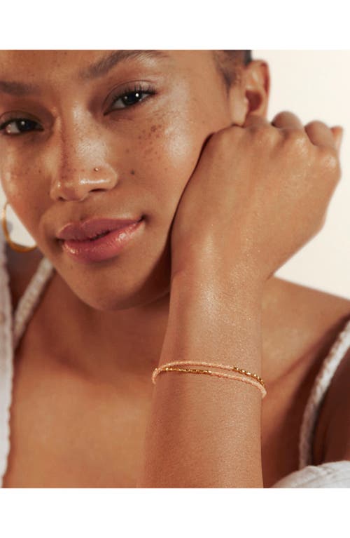 Monica Vinader Mini Nugget Beaded Layered Bracelet