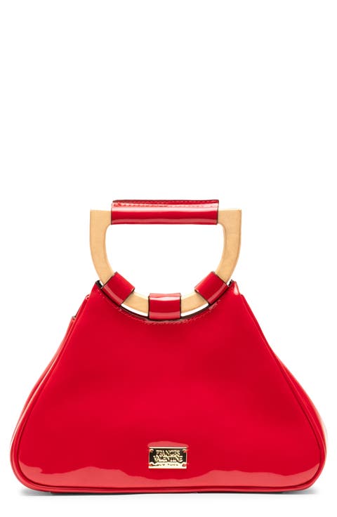 Raye Leather Top Handle Tote