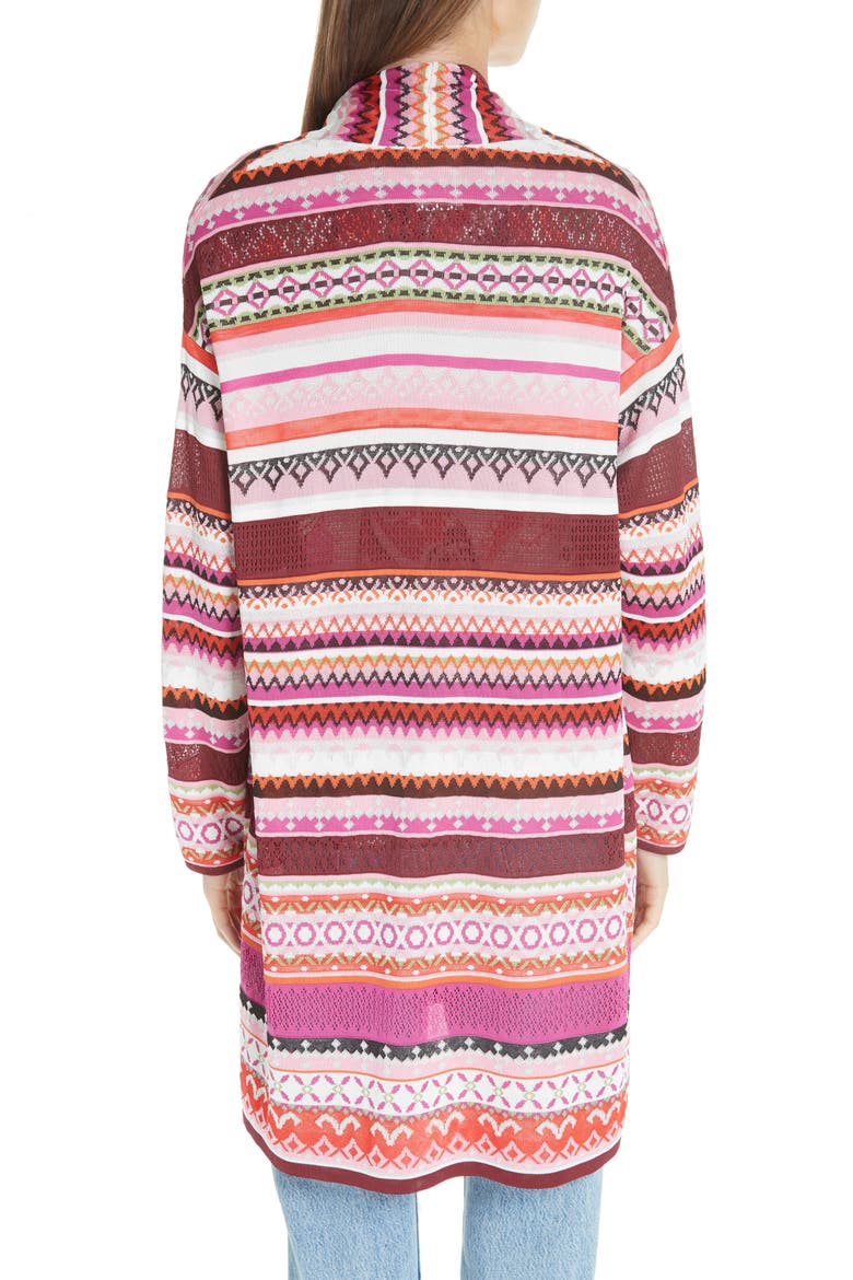 Knit Shawl Collar Cardigan, Alternate, color, CORALLO