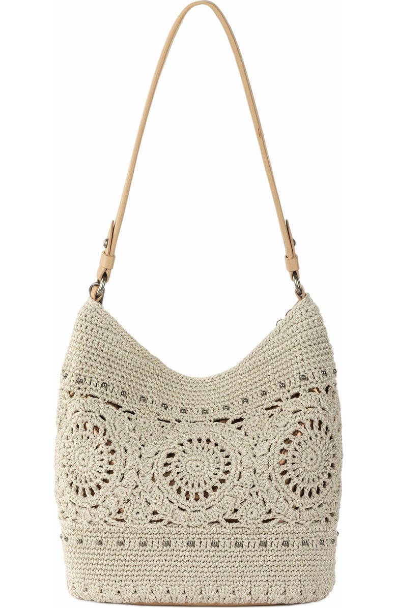 The Sak Sequoia Hobo Hand Crochet Bag, Alternate, color, Natural Medallion