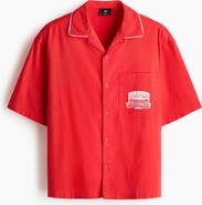 H&M Relaxed Fit Printed Shirt