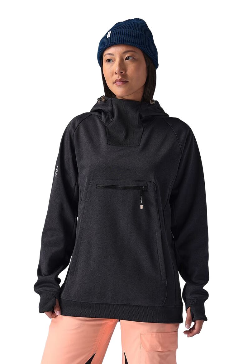 Meltdown Water-Resistant Hoodie - Women's, Main, color, Black