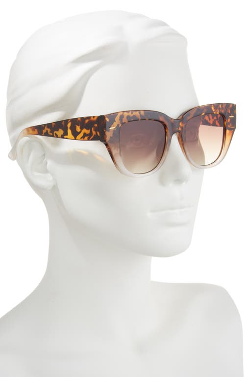 Vince Camuto Cat Eye Sunglasses In Tortoise White