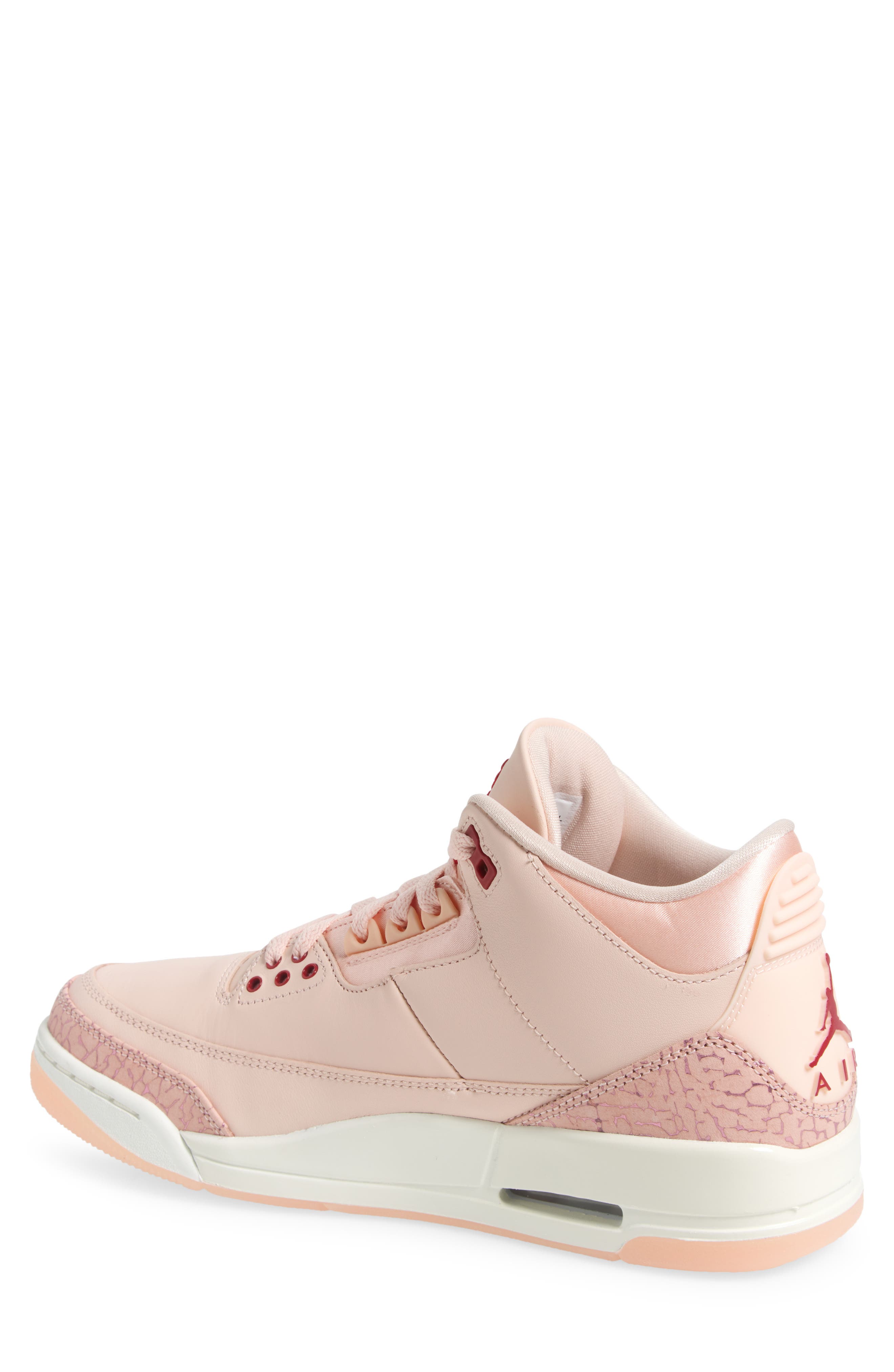 Air Jordan 3 Retro Sneaker, Alternate, color, 600 WSHCRL/GYMRED